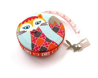 Tape Measure Pattern Foxes Retractable Measuring Tape