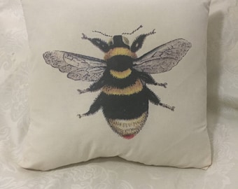 Decorative Bumble Bee Pillow