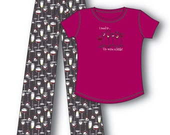 I Need to Un-Wine Sleepwear Set