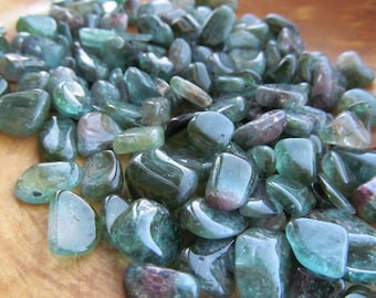 Green Tourmaline Small Tumbled Stone T81A
