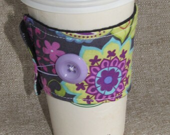 Paisely Spree Coffee Sleeve Cup Cozy