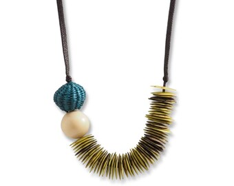 CestoTagua Necklace Eco Friendly Necklace Colombia Sustainable Necklace