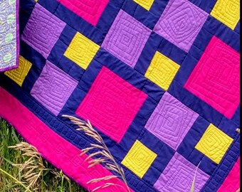 Merry Mixer Quilt pattern designed by Rachel Rossi