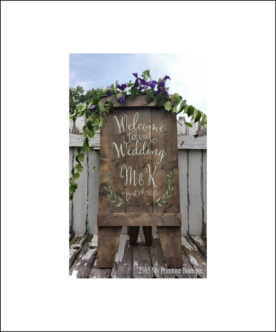 Sandwich Board Sign A Frame Sign Welcome Wedding Sign