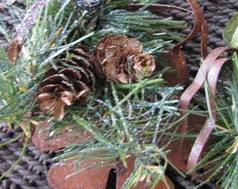 3 Primitive Rusty Snowflakes # 6