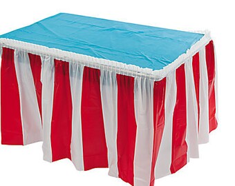 Carnival/ Circus Table Skirt