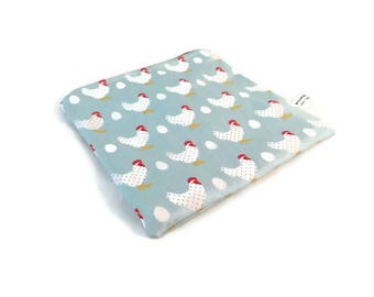 Chickens Snack Bag || Reusable Sandwich Bag || Reusable Snack bag || Eco Friendly Gift || Zippered Pouch || Food Safe Bag