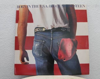 Bruce Springsteen - "Born in the U.S.A" vinyl record w/ Original Inner Sleeve