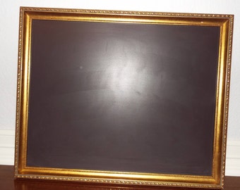 Classic vintage schoolhouse magnetic chalkboard