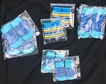 Dog socks for"its the balm for dog paws"!