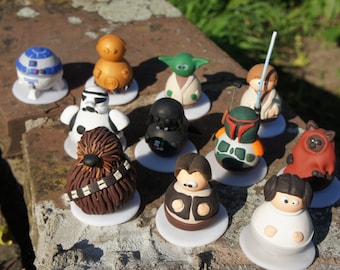 Star Wars: Adoo disguised as a film of polymer clay character