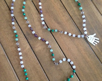 Semi-precious stone necklace