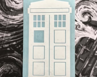 Doctor Who Inspired Tardis Car, Laptop, or Decor Vinyl Decal