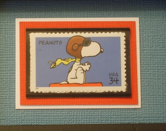 Snoopy VS the Red Baron - Framed Postage Stamp No. 3507