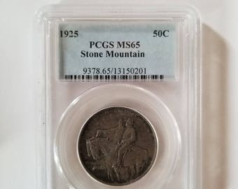 Stone Mountain PCGS MS65 1925 50c