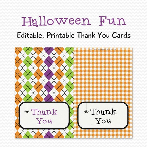 halloween thank you note