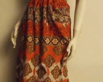 Vintage Ceremonial Hippie Dress from the 70's