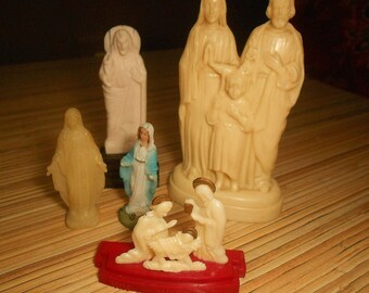 Vintage Religious Statues 1970's
