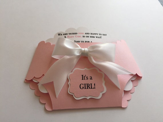 Diaper Shaped Invitations 7