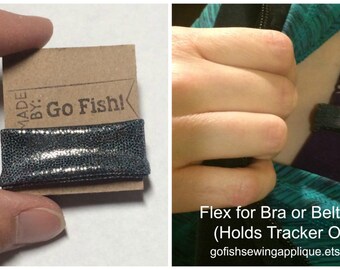 Fitbit Flex1, Flex2, ONE, Charge2, Alta, Alta HR, Blaze, Ionic, Versa, Apple Watch, Bra Strap, Belt Loop, Shoe Lace, tracker only