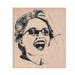 laughing lady face stamp stamps no5335 scrapbooking supplies stamps womanl stamping