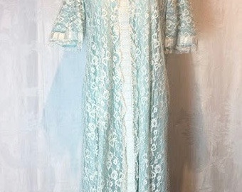 74. SAKS FIFTH AVENUE- Lace Nightgown