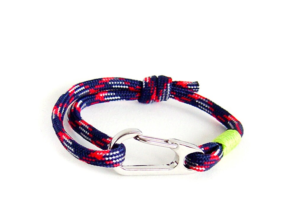 Climber Bracelet, Anchor Bracelet, Climbing Rope Bracelet, Rock