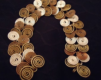 Egyptian coil bracelet