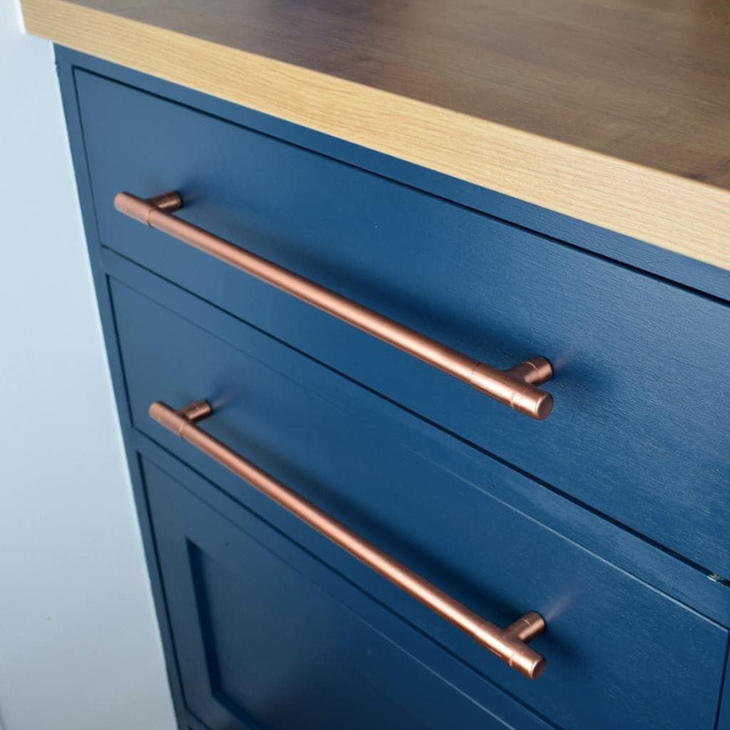 modern copper t pull handle drawer pull cabinet hardware kitchen