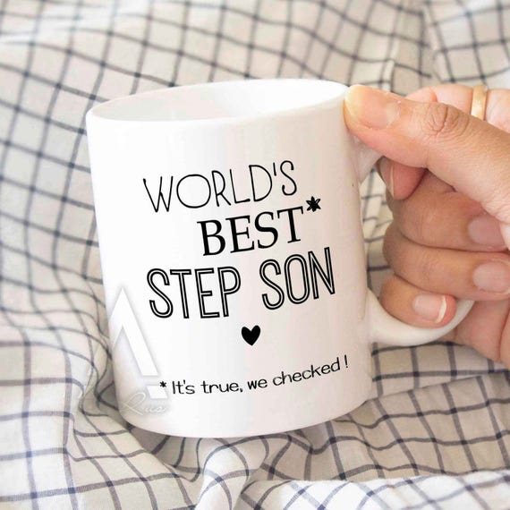 Items similar to funny Gift For Step Son, Step Son Gift, Step Son Mug