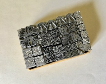 Fancy Letterpress Four Part Fleurons