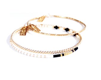 Delicate Gold Bracelet / Dainty Chain Bracelet / Thin Gold Chain / Layering Bracelet / DROPS Bracelet
