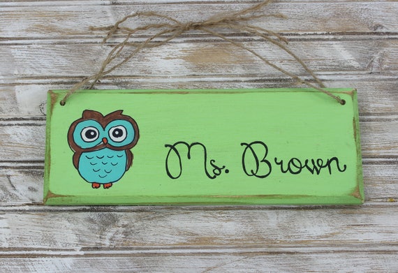 owl diarie sign