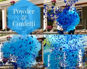 24" Confetti Cannon & Powder Cannon Gender Reveal Smoke Powder Cannons and Confetti cannons! New Gender Reveal Idea!