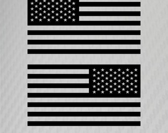 American Flag Tactical Subdued Vinyl Decal Sticker v2