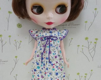 Blythe Dress, Blythe Clothes, Embroidery Blythe Dress