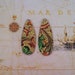 Tin Findings, Tin, Findings, Focals, Drops, Vintage tin, Floral tin, Recycled tin, Tin charms Reclaimed tin, Tin earrings, Tin jewelry