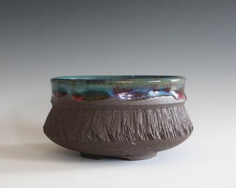 Pottery Bowl, Handmade Ceramic Bowl, hand thrown stoneware bowl, ceramic serving bowl