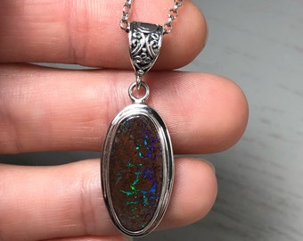 Boulder Opal Necklace