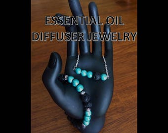 Essential Oil Diffuser Necklace and Bracelet