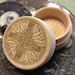 Engraved Small Round Box Brigid's Cross