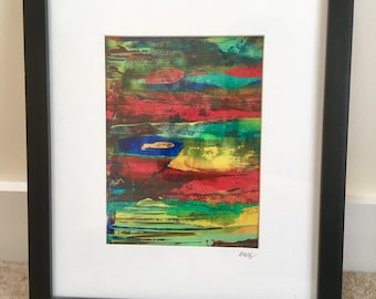 Original Abstract Acrylic Painting