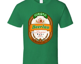 Beerlao Beer Southeast Asia Laos Fan T Shirt