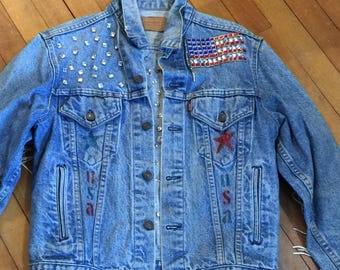 Levi’s Embellished 80’s Jean Jacket