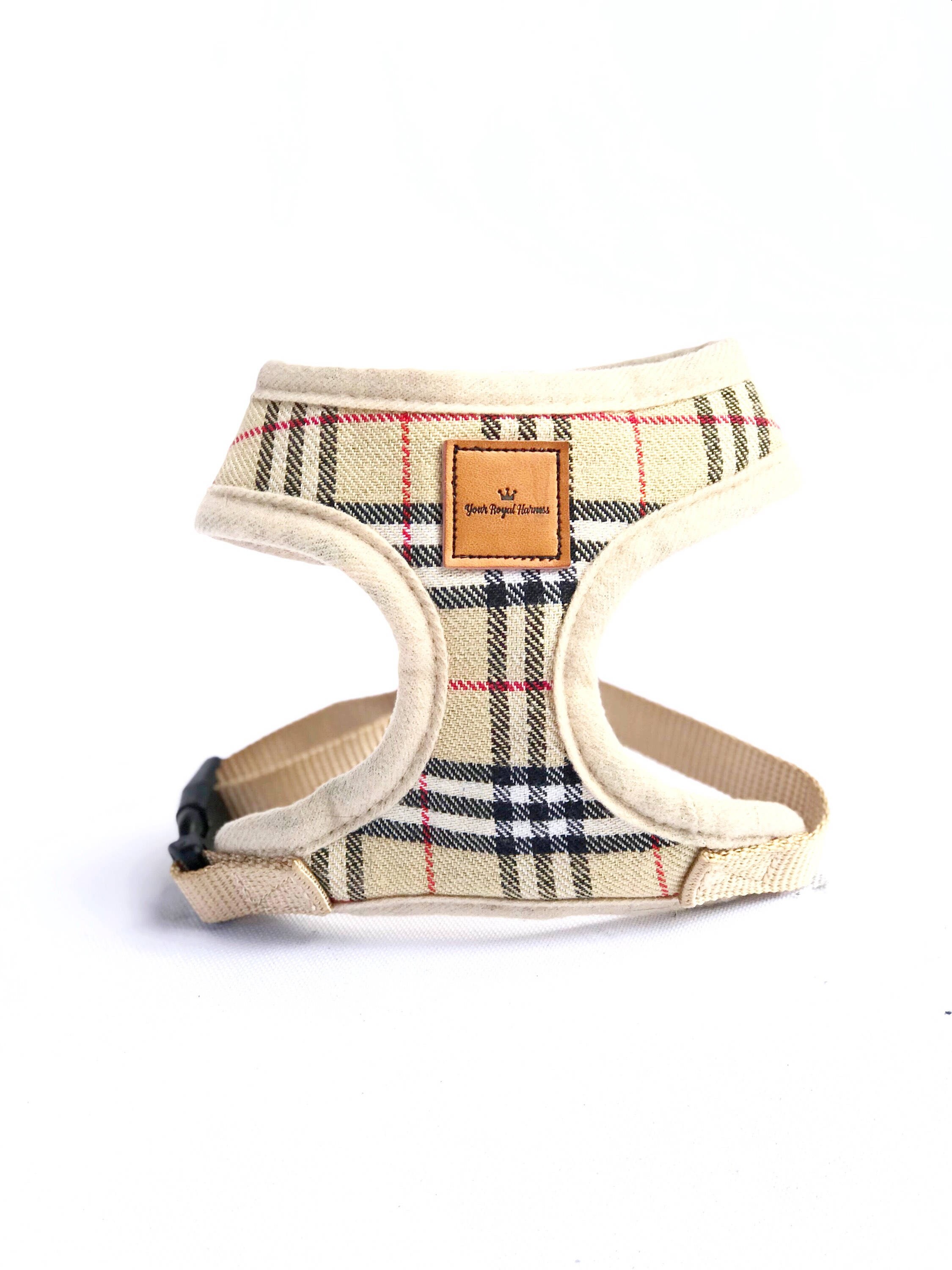 Dog Plaid Harness Buckle Dog Harness Safety Dog Harness