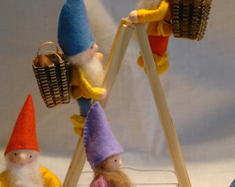 Dwarf- Gnome - Winter - Flower Child - Waldorf Inspired