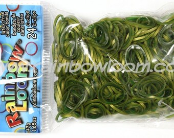 Persian Peridot Bands ** Rainbow Loom Bands Refill. 600 bands & 24 c-clips. Guaranteed authentic. Latex-free.