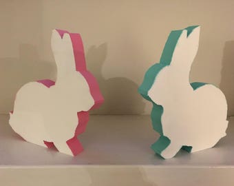 Easter Bunny and Eggs Shelf/Mantel Decor