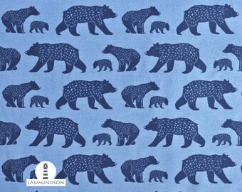 Fabric Bio Jersey Monaluna Simple Life Bears