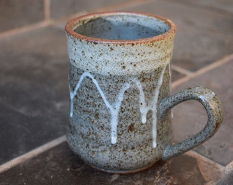 Ceramic Coffee Cup, Handmade Ceramic Mug, Ceramic Mug, Coffee Mug, Gift Idea, 16 oz